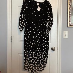 High slit, long shirt